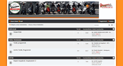 Desktop Screenshot of forum.vespaklub.hu